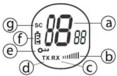 TOPCOM TWINTALKER 1302 RC6400 - Πληροφόρίες oθόνης LCD - 1