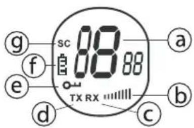 TOPCOM TWINTALKER 1302 RC6400 - INFORMAÇAO APRESENTADA NO VISOR LCD - 1