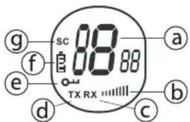 TOPCOM TWINTALKER 1302 RC6400 - INFORMAZIONI SUL DISPLAY LCD - 1