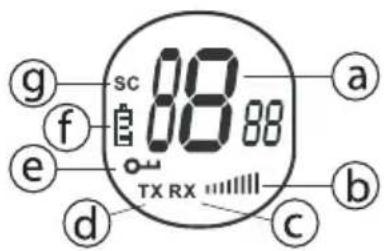 TOPCOM TWINTALKER 1302 RC6400 - Informação na displeji LCD - 1
