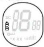 TOPCOM TWINTALKER 1302 RC6400 - UKAZATEL UROVNE NABITI BATERI/SIGNALIZE NIZKÉHO NABITI - 1