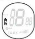 TOPCOM TWINTALKER 1302 RC6400 - INDICAZIONE LIVELLO DI CARICA BATTERIA / BATTERIA SCARICA - 1