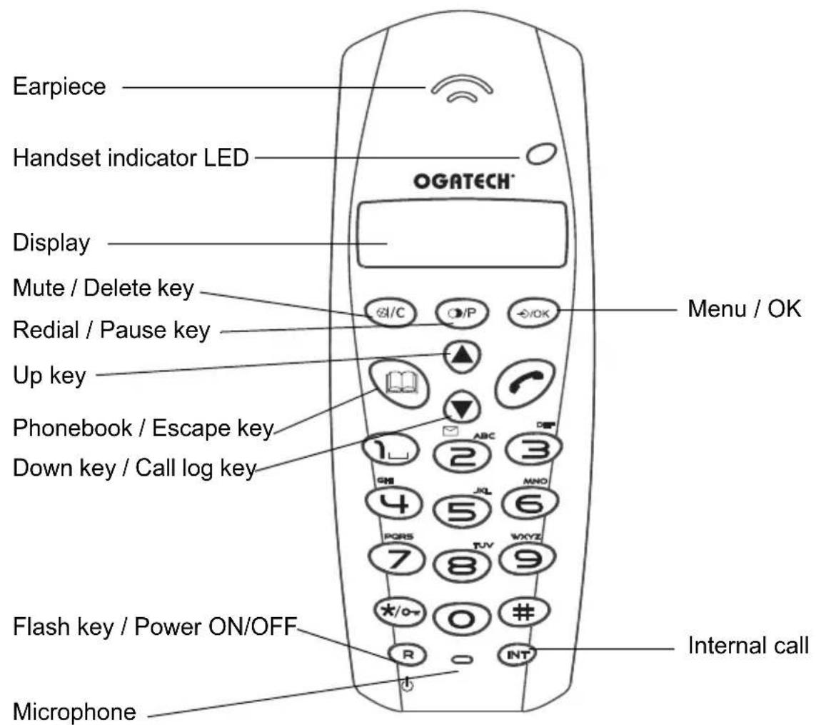 TOPCOM Ogatech OGS60 - Handset and base OGATECH OG-S60 - 1
