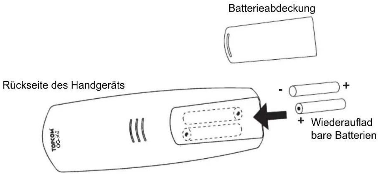 TOPCOM Ogatech OGS60 - Wiederaufladbare Batterien - 2