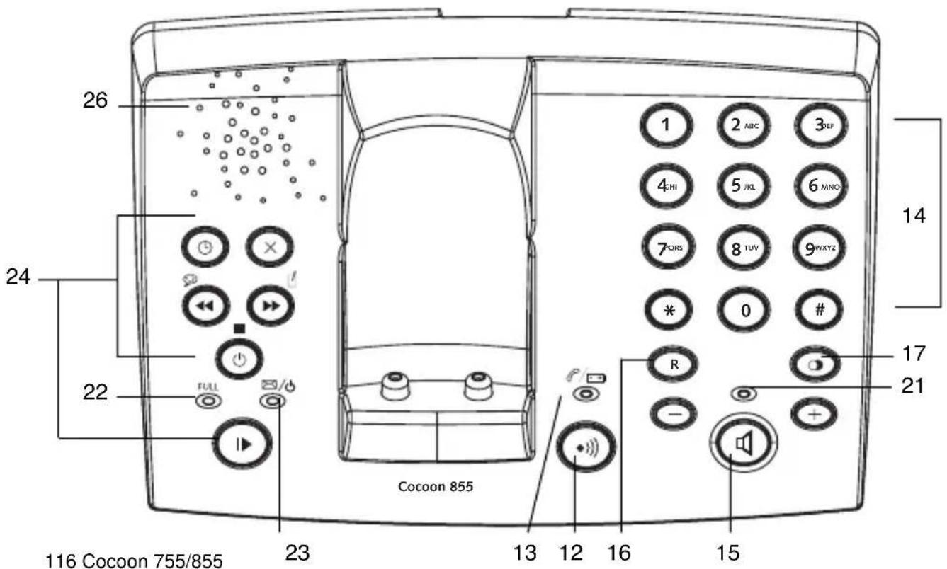 TOPCOM Cocoon 855 - HANDSET BASISEINHEIT - 3