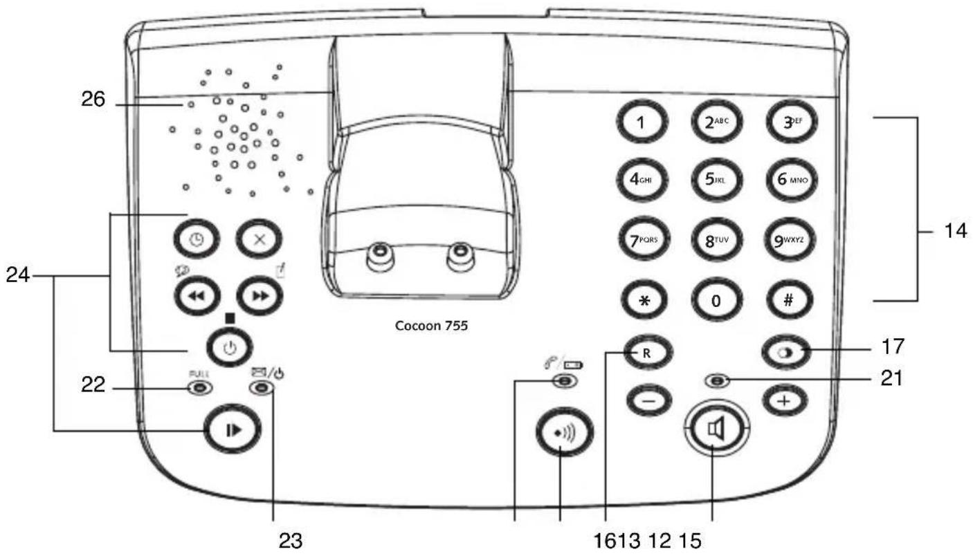 TOPCOM Cocoon 855 - HANDSET BASISEINHEIT - 4