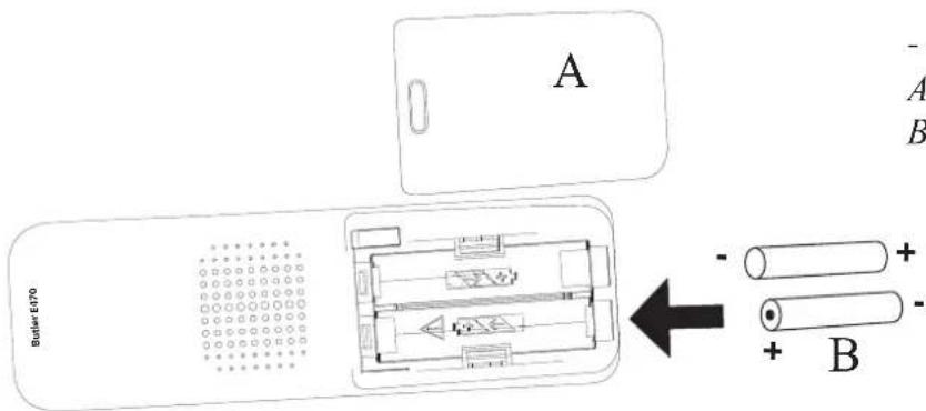 TOPCOM Butler E470 - Installation du combiné - 1
