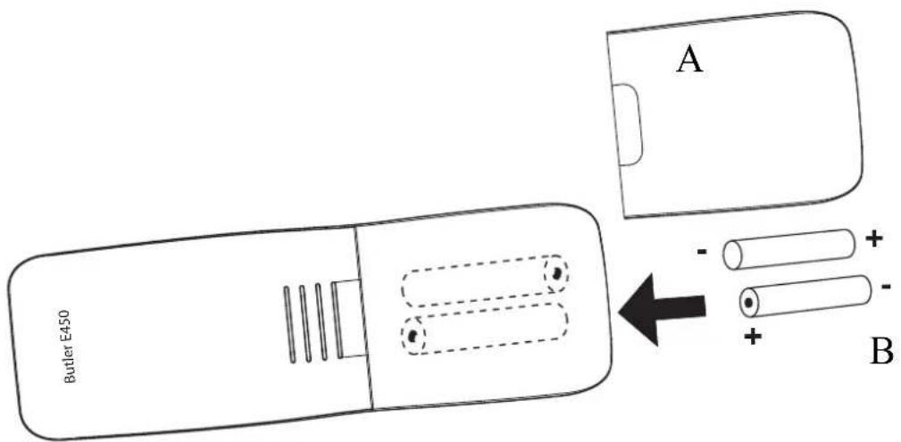 TOPCOM Butler E450 - Mobilteil installieren - 1