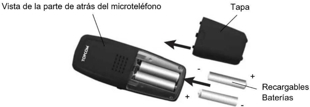 TOPCOM Butler 4270+ - Instalación del microtelefondo - 1