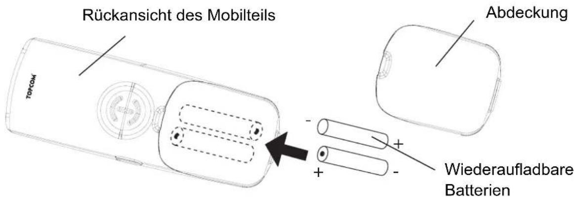 TOPCOM Butler 3970 Plus - Installation des Mobilteils - 1