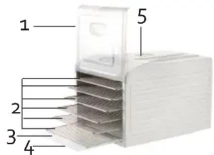 DOMO DO353VD - PARTS - 1