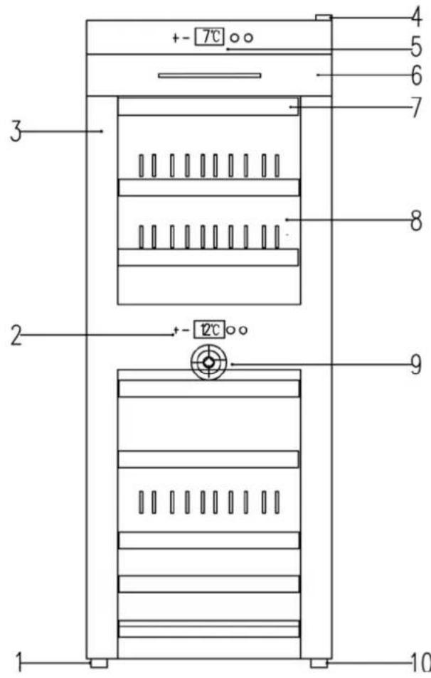 CASO WineMaster Touch A one - Opbouw en functie - 1