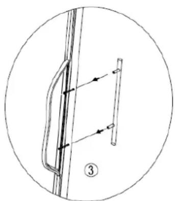 CASO WineSafe 192 - Handvat bevestigen - 4