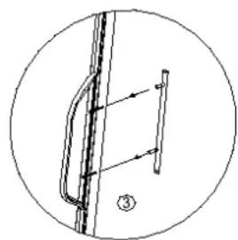CASO WineMaster 43 - The handle installing - 4
