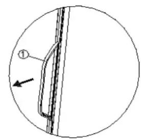 CASO WineMaster 43 - The handle installing - 1