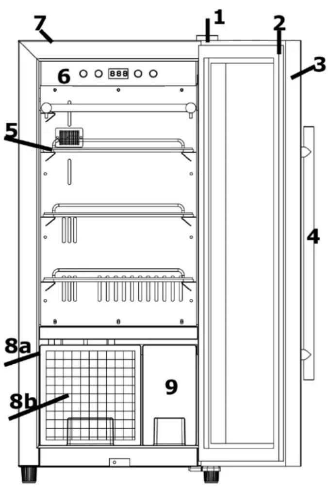 CASO DryAged Cooler 688 - Opbouw en functie - 1