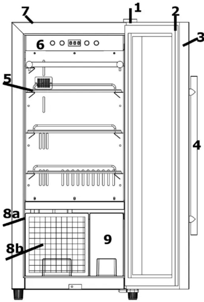 CASO DryAged Cooler 688 - Vue d'ensemble - 1