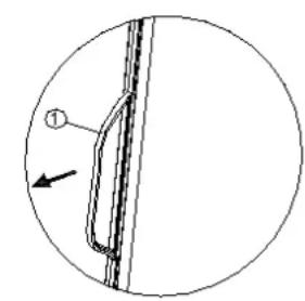 CASO Outdoor Cooler 680 - The handle installing - 1