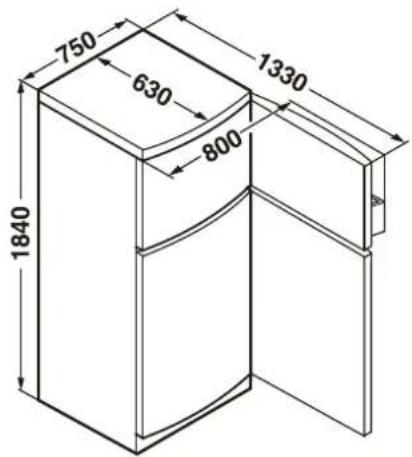 FRANKE FCT 4101 N XS - Dimensioni dell'apparecchio - 1