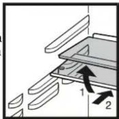 FRANKE FCT 4101 N XS - Mudar as prateleiras da porta - 2