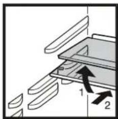 FRANKE FCT 4101 N XS - Kapı rafının yerini değiştirmek - 2