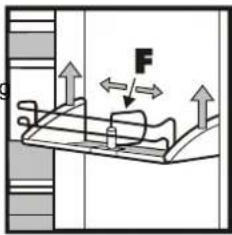FRANKE FCT 4101 N XS - Repositioning the door racks - 1