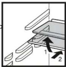 FRANKE FCT 4101 N XS - Modificare la posizione delle mensole nello sportello - 2