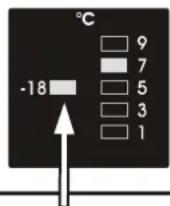 FRANKE FCT 4101 N XS - Indicação de temperatura de congelação - 2
