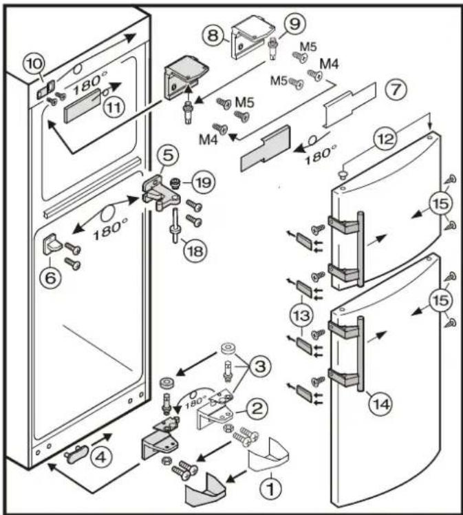 FRANKE FCT 4101 N XS - Türanschlag wechseln - 2