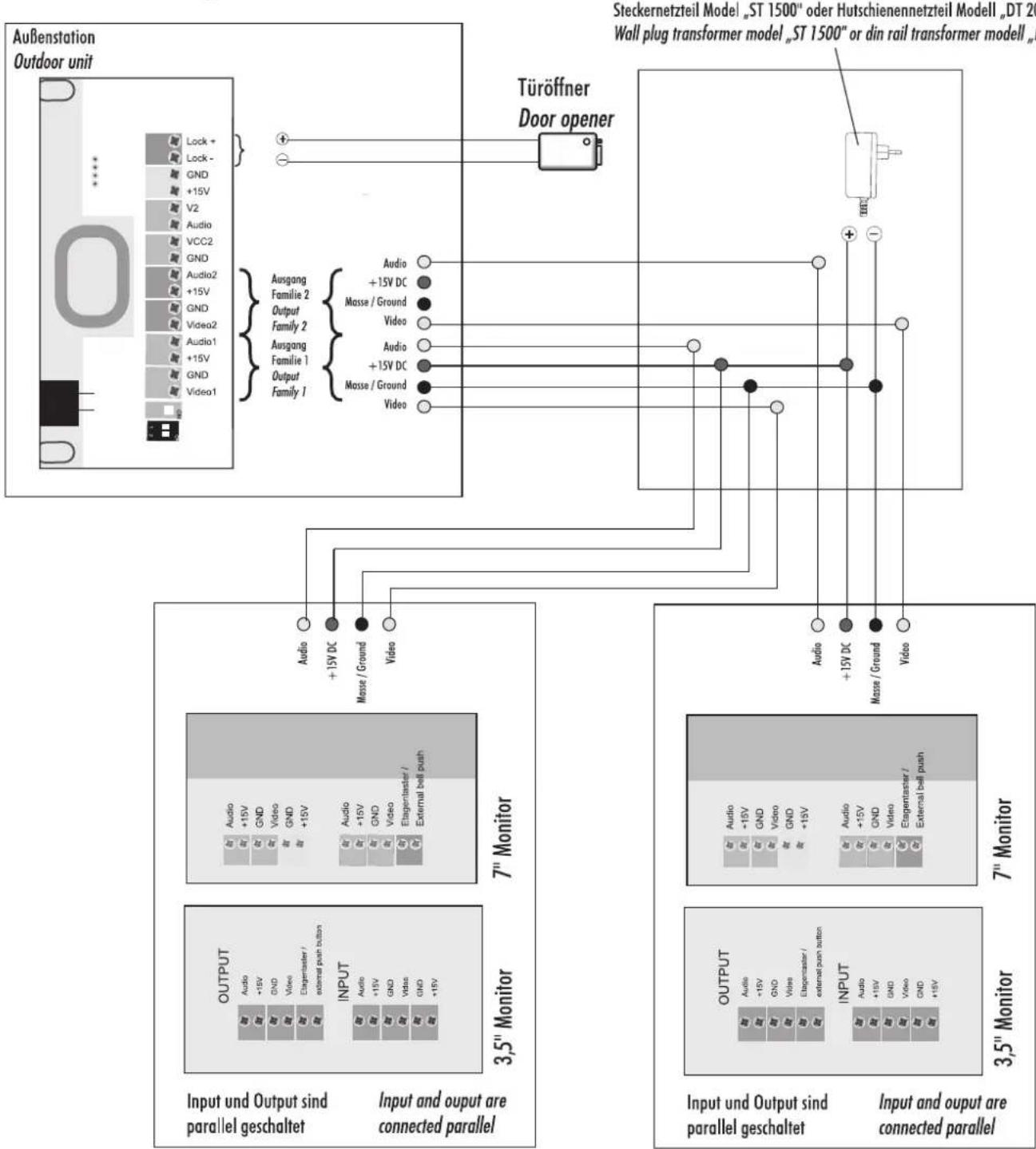 ME VD603 - Verdrahtungsplan 2-family house - 1