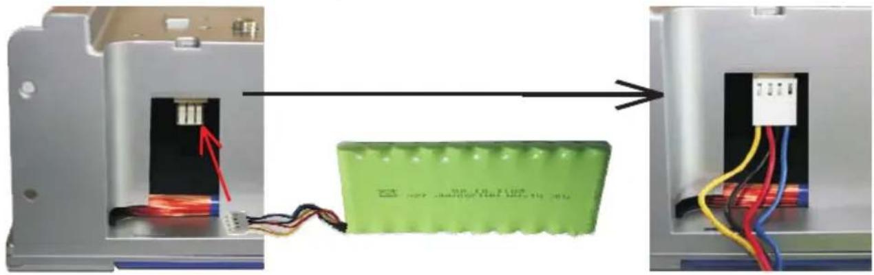 Humantechnik LA90 - Individuare il connettore 3 Collegare la batteria - 1