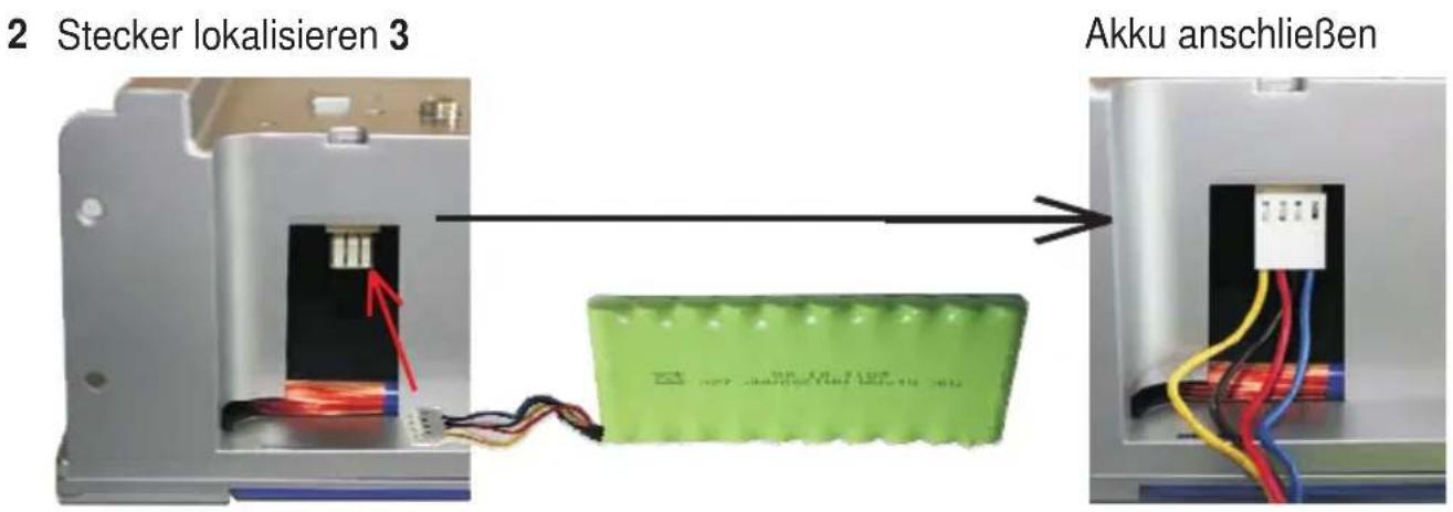 Humantechnik LA90 - Akku vor dem ersten Gebrauch einlagen - 2