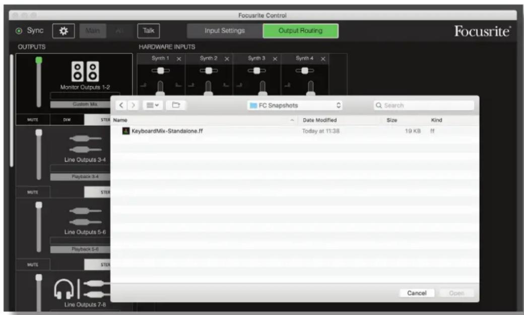 FOCUSRITE Scarlett 8i6 - Emploi de la fonction de renvoi (Loopback) - 3