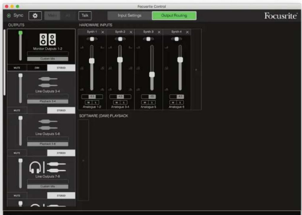 FOCUSRITE Scarlett 8i6 - Mélangeur autonome (interfaces 8i6, 18i8 et 18i20 uniquement) - 1