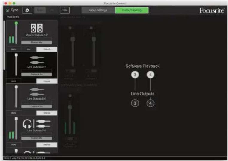 FOCUSRITE Scarlett 8i6 - La section de sortie - 4