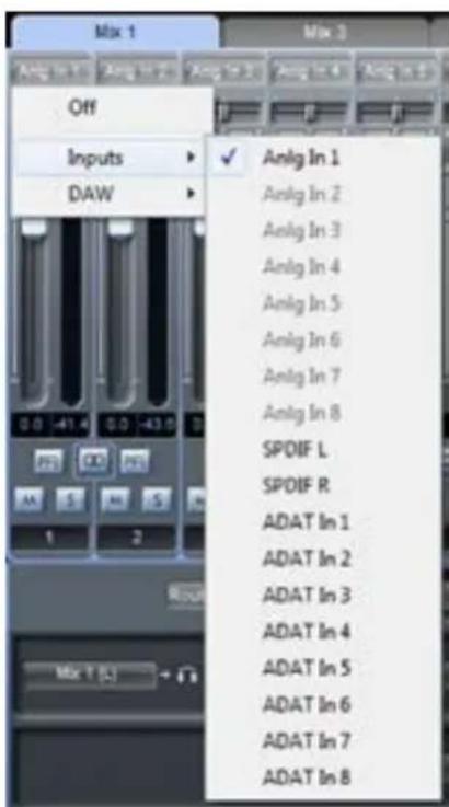 FOCUSRITE Scarlett 18i8 - Sélecteur de source audio - 1