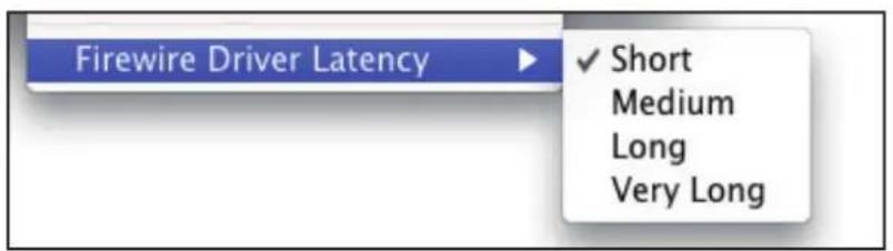 FOCUSRITE Saffire PRO 14 - Firewire Driver Latency (Latence du pilote FireWire) - 1