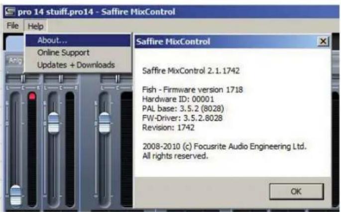 FOCUSRITE Saffire PRO 14 - Ordre des flux d'entrée et de sortie dans la DAW - 2