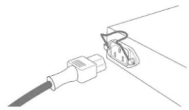FOCUSRITE Rednet MP8R - Crochets de maintien de cable d'alimentation IEC - 2