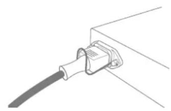 FOCUSRITE Rednet MP8R - Crochets de maintien de cable d'alimentation IEC - 3