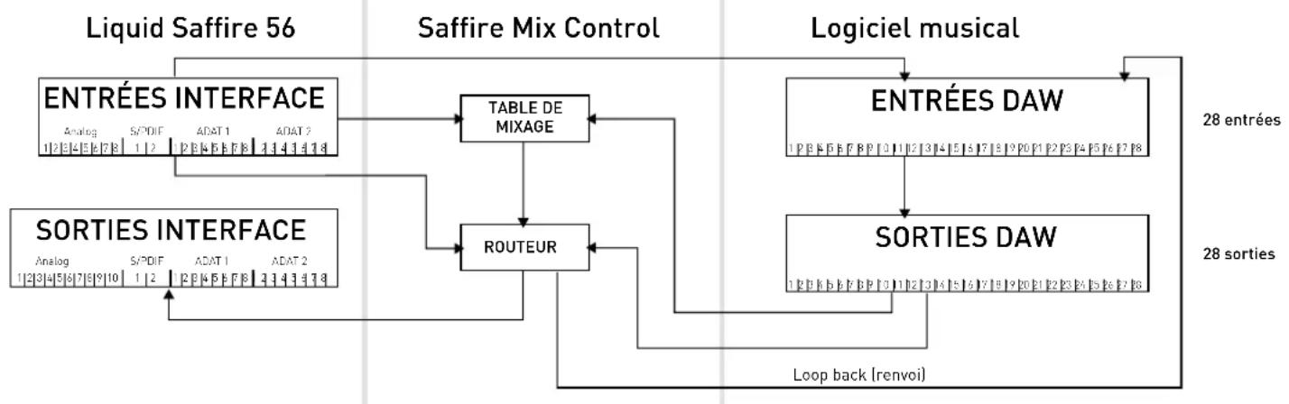 FOCUSRITE Liquid Saffire 56 - 44,1 kHz / 48 kHz optique au format ADAT - 1
