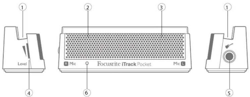 FOCUSRITE iTrack Pocket - Faces avant/latérales - 1