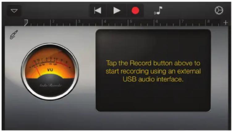 FOCUSRITE iTrack Pocket - Emploi de l'iTrack Pocket avec GarageBand - 1
