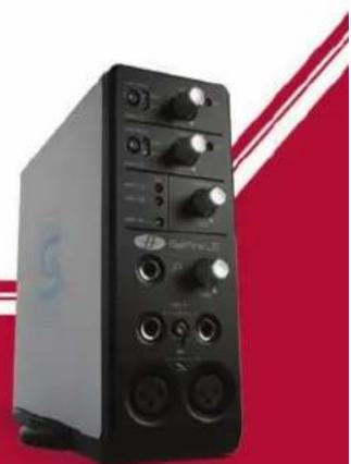 FOCUSRITE Control 2802 - Entrées micro (XLR) pour les voies 1 (gauche) et 2 (droite) - 2