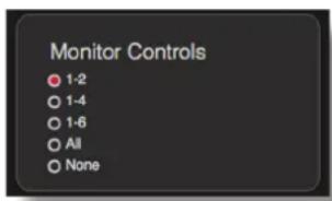 FOCUSRITE Clarett 8PreX - Commandes d'écoute (Monitor Controls) - 1