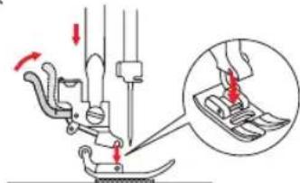 MIO STAR M22 En Vogue - Auswechseln des Nährfusses - 3