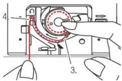MIO STAR M22 En Vogue - Greiferspule einsetzen (Unterfaden) - 3