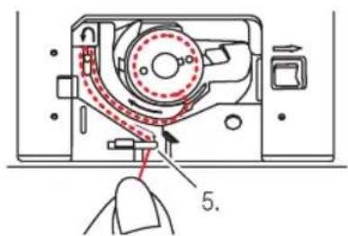 MIO STAR M22 En Vogue - Greiferspule einsetzen (Unterfaden) - 4