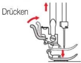 MIO STAR M22 En Vogue - Auswechseln des Nährfusses - 2