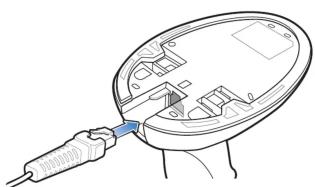 ZEBRA DS9808 - CONNEXION/DECONNXION DU CABLE - 1